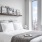 a bed in a room