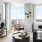 a living room with a large window