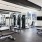 a gym with exercise equipment